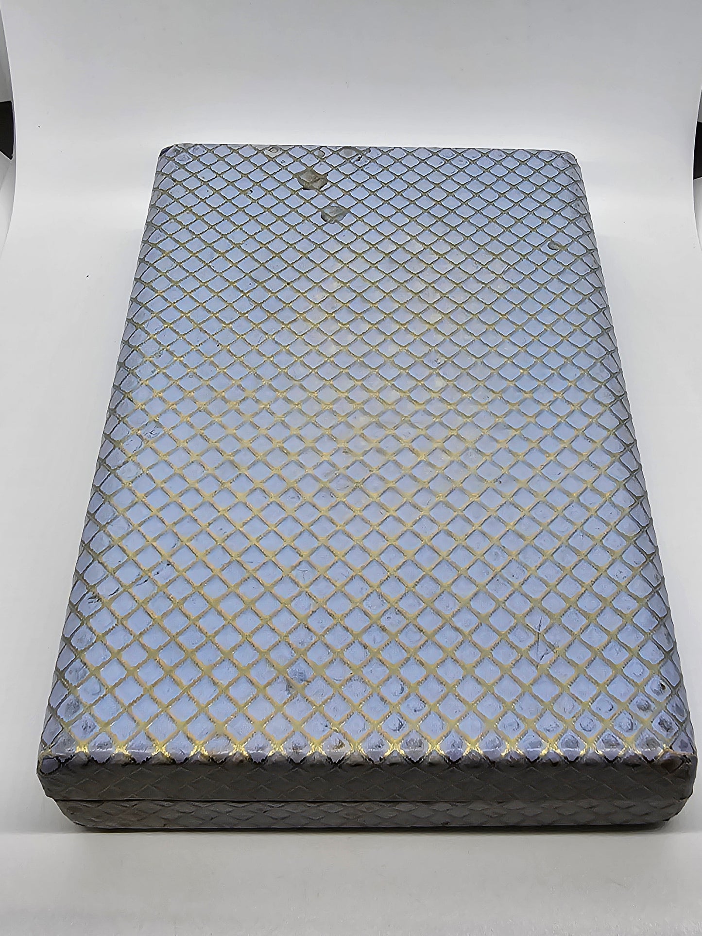 Milady Boxed gold Aurora Borealis vintage rhinestone earrings and necklace demi parure set