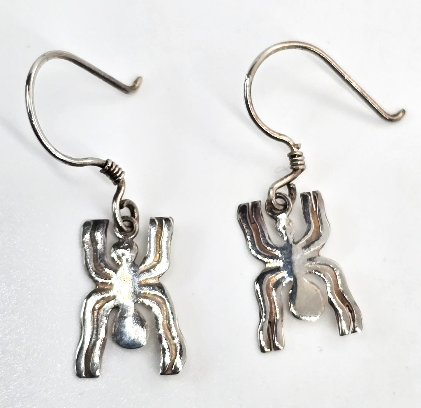 Nazca Incan Peruvian Native sterling silver vintage drop earrings Peru