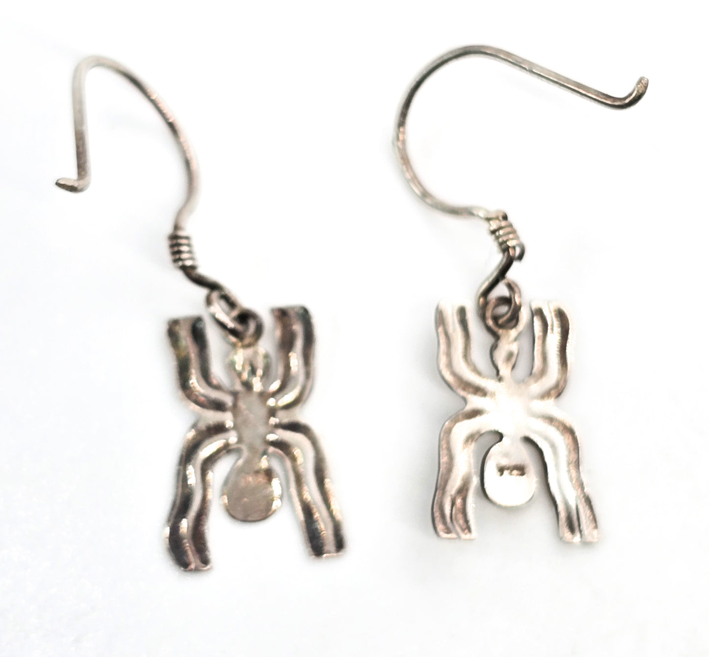 Nazca Incan Peruvian Native sterling silver vintage drop earrings Peru