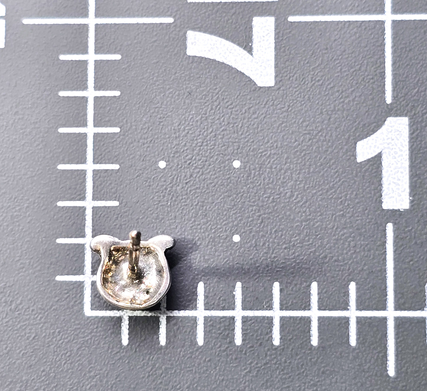 Little Piggy cute cartoon sterling silver pig head stud earrings farm barnyard