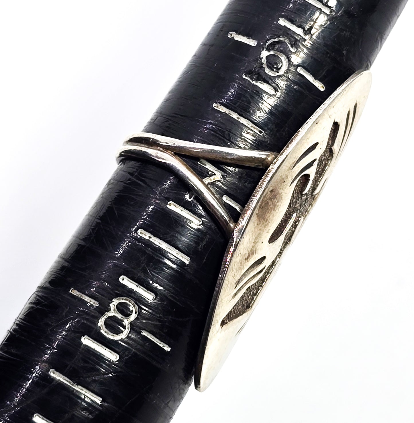 Peyote Bird Navajo Native American vintage sterling silver large ring size 7