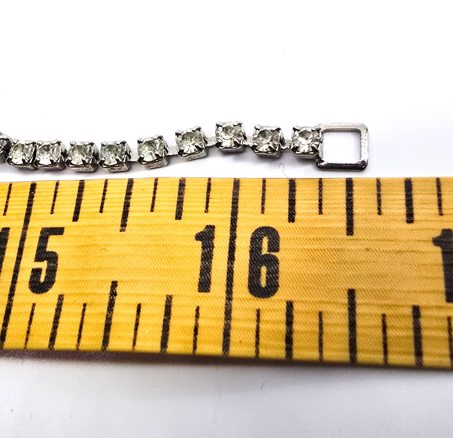 Order of the Eastern Star Masonic mid century vintage rhinestone necklace