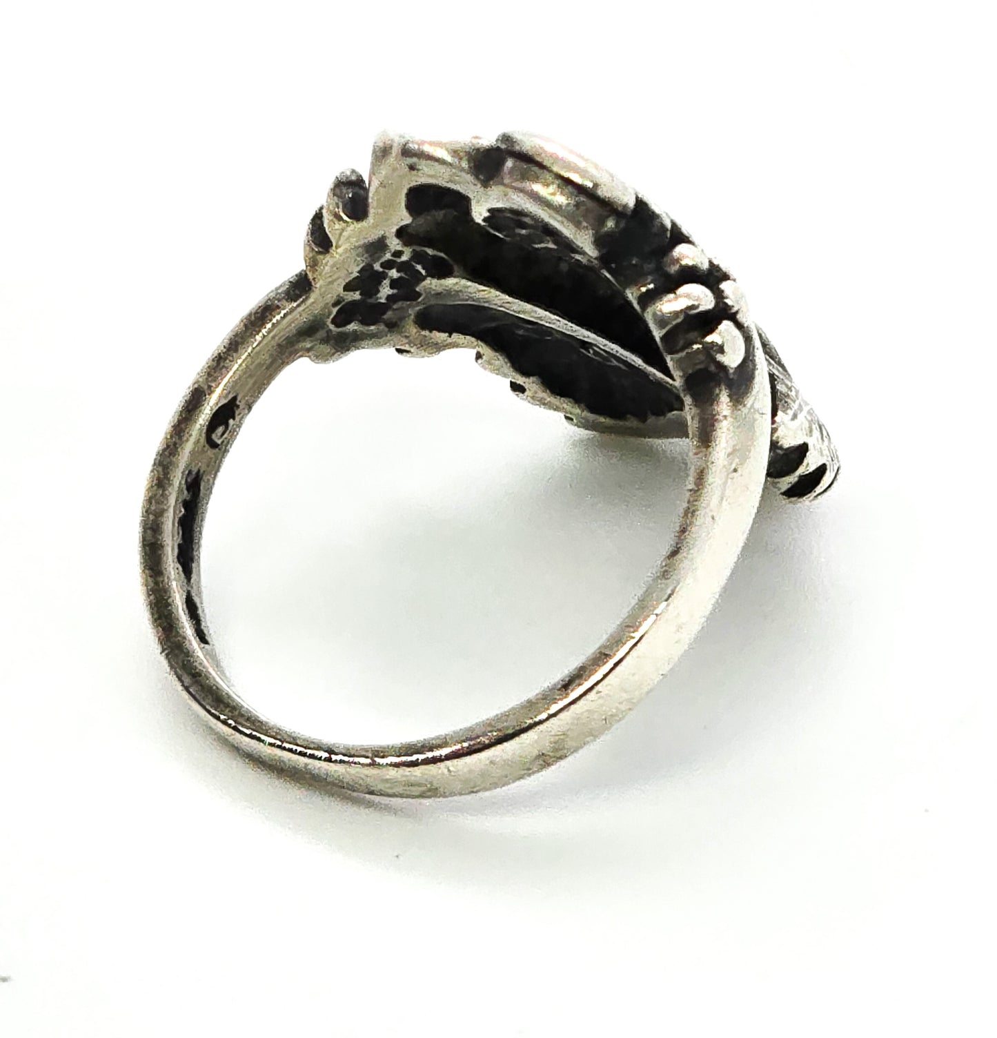 Wheeler Manufacturing Black Hills gold sterling silver triple leaf ring size 6