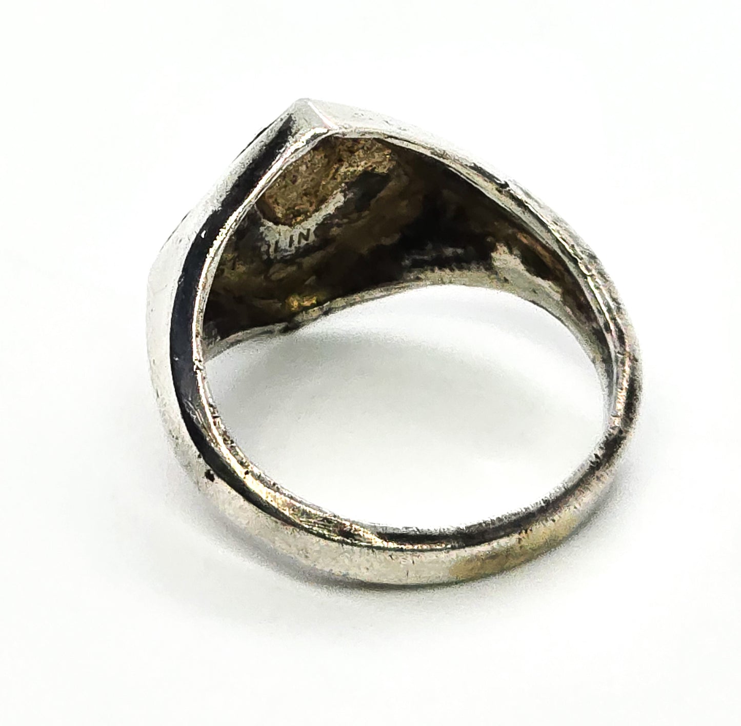 Boy Scout BSA Cub Scout vintage Vargus solid sterling silver ring size 6