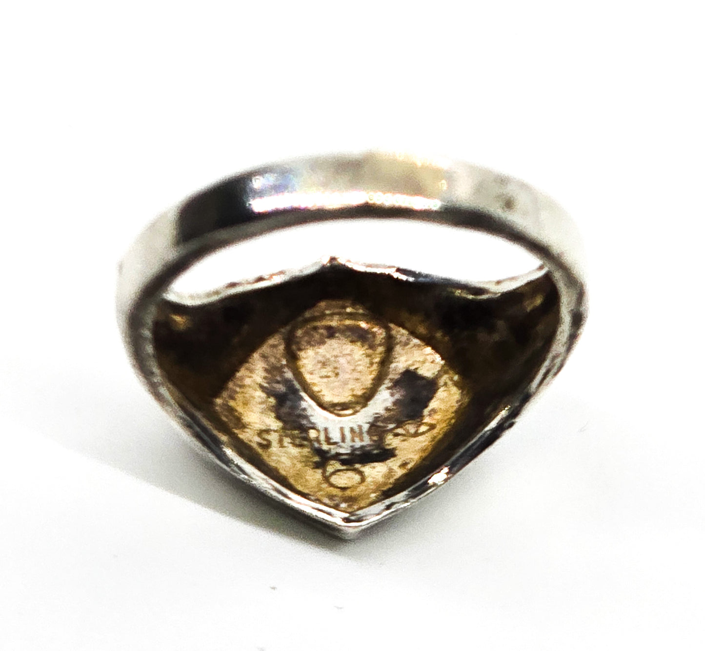 Boy Scout BSA Cub Scout vintage Vargus solid sterling silver ring size 6