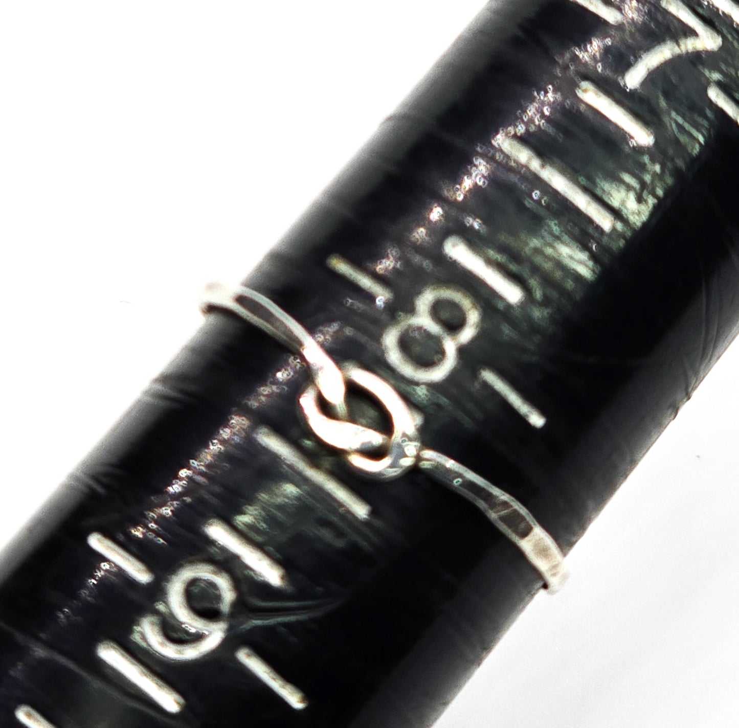 Love knot artisan handcrafted simple sterling silver ring size 8.25