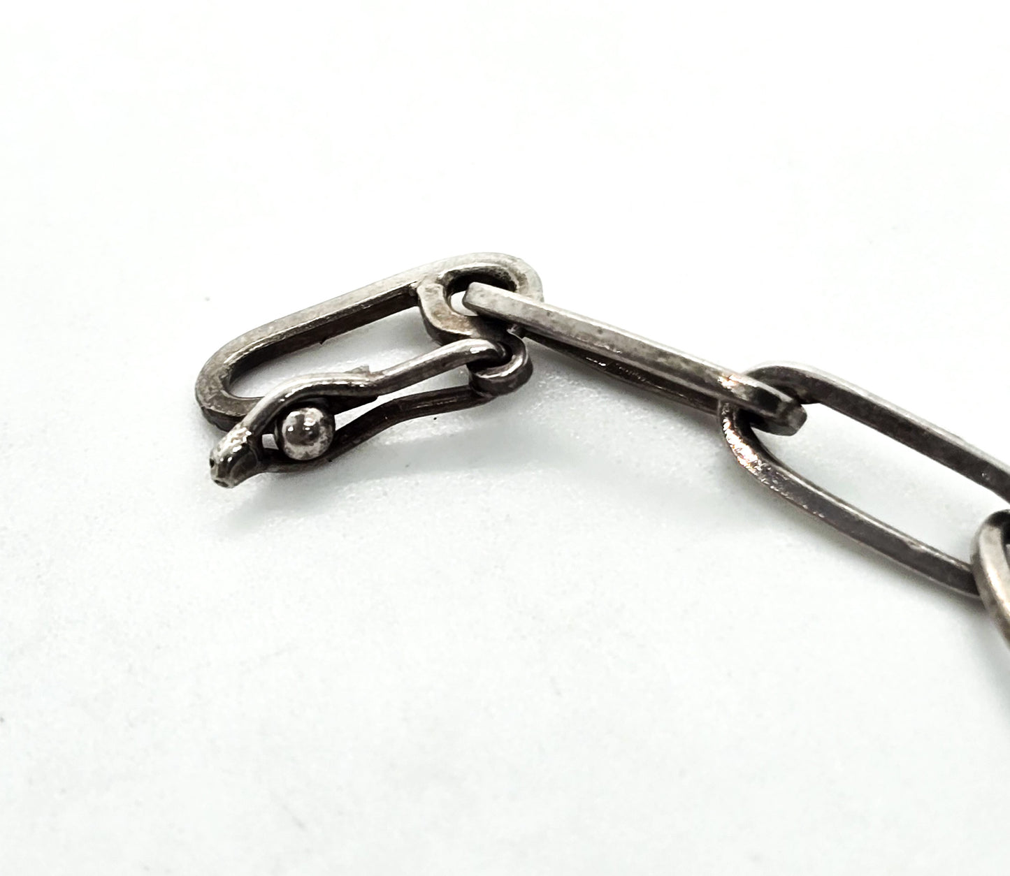 Jesus Secular Mary and Joseph vintage sterling silver artisan handcrafted bracelet