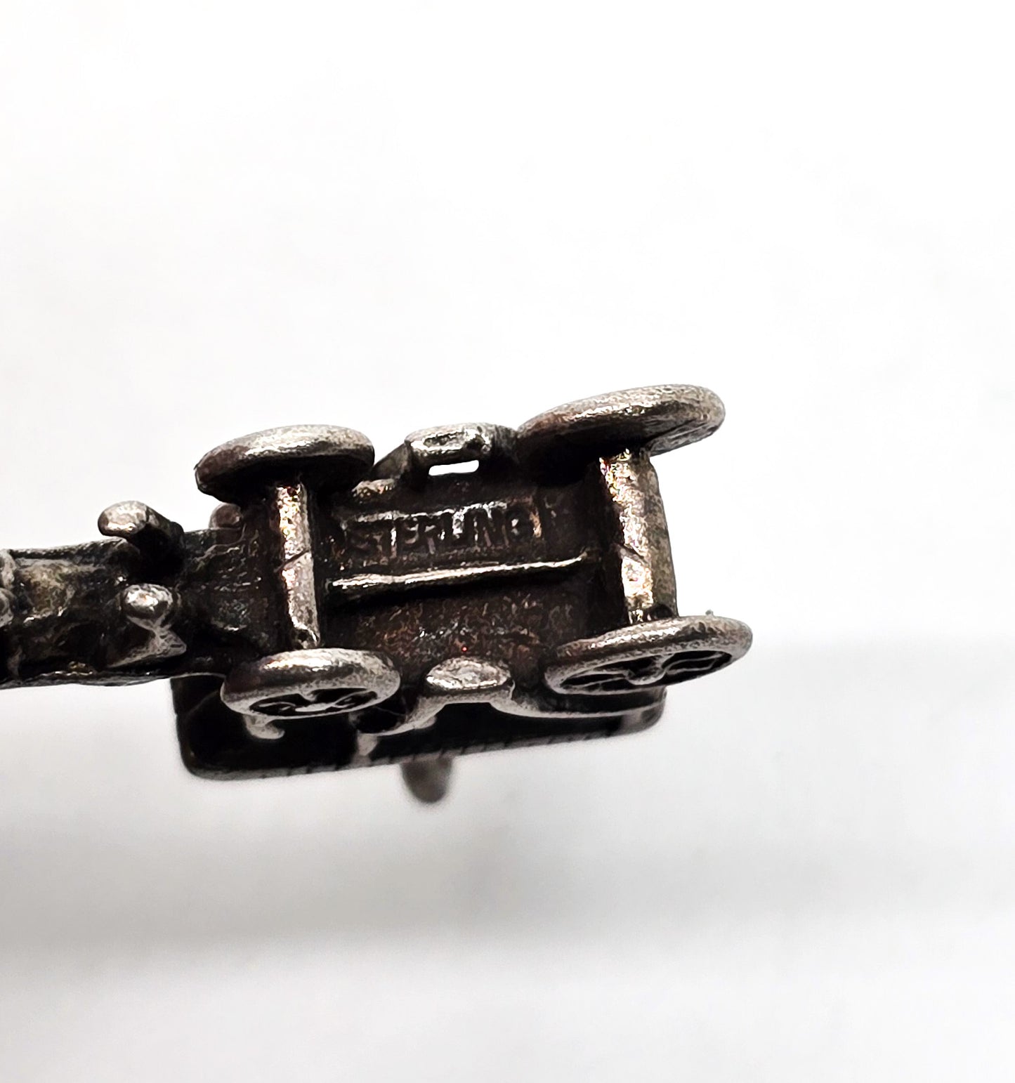 Horse and Buggy Charm Horse Drawn Carriage Surrey sterling silver pendant charm