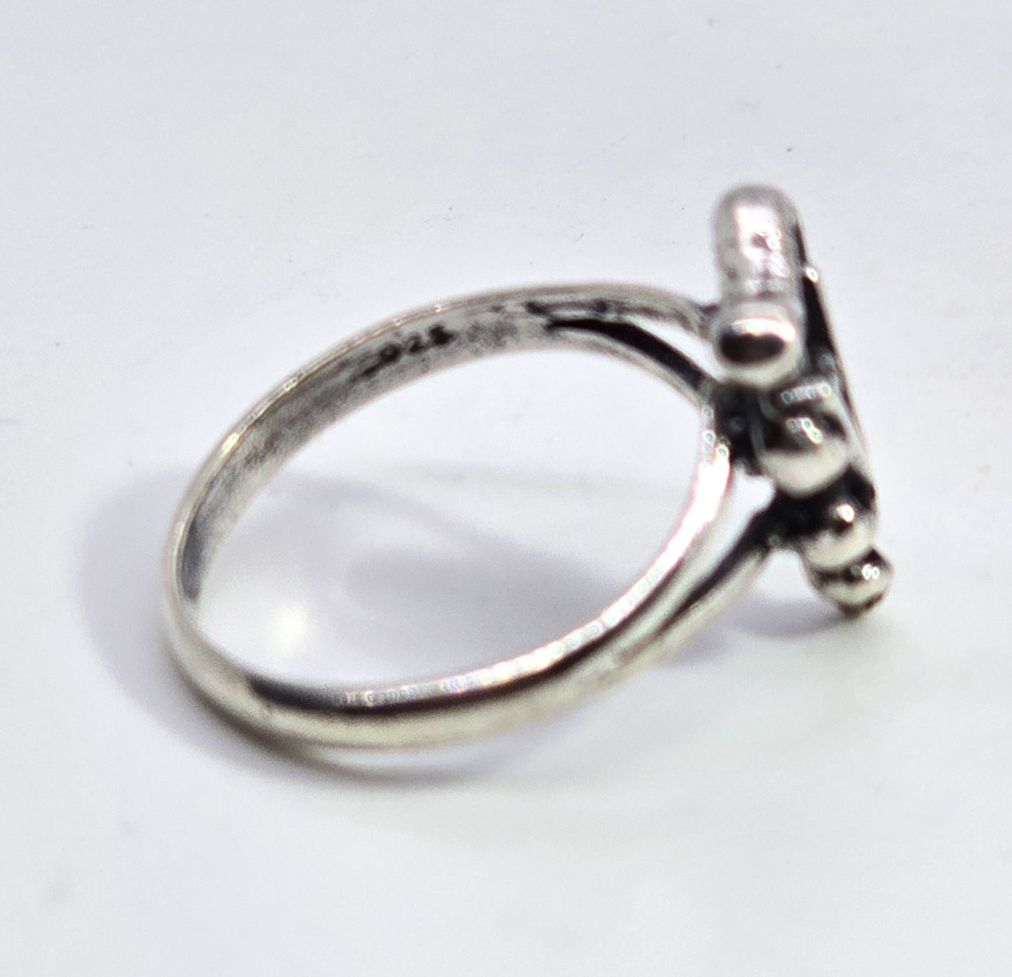 Veterinarian Caduceus Vet Vet Tech sterling silver detailed ring size 6.5