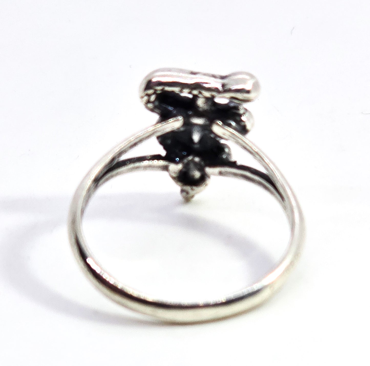 Veterinarian Caduceus Vet Vet Tech sterling silver detailed ring size 6.5