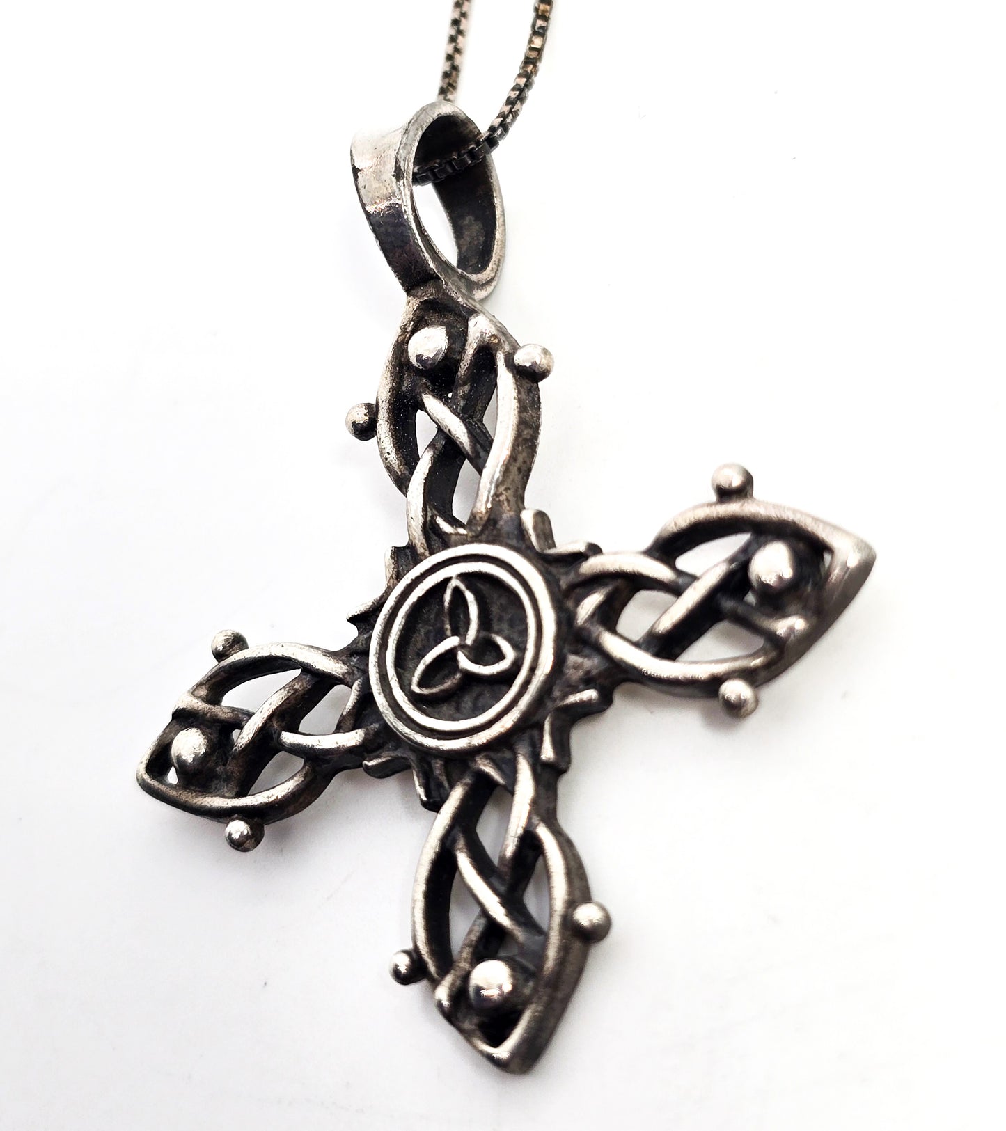 Dong Bang Shin Ki Hero Bico Pendant 24 inch pewter silver necklace