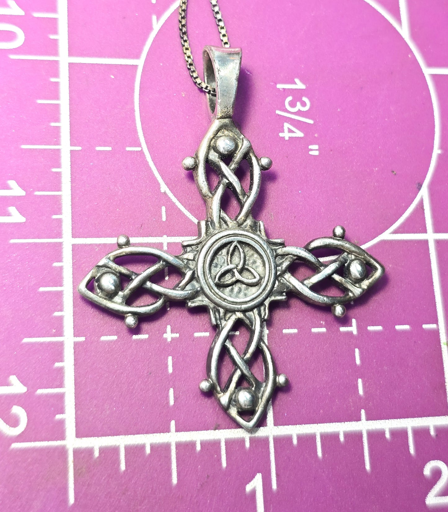 Dong Bang Shin Ki Hero Bico Pendant 24 inch pewter silver necklace