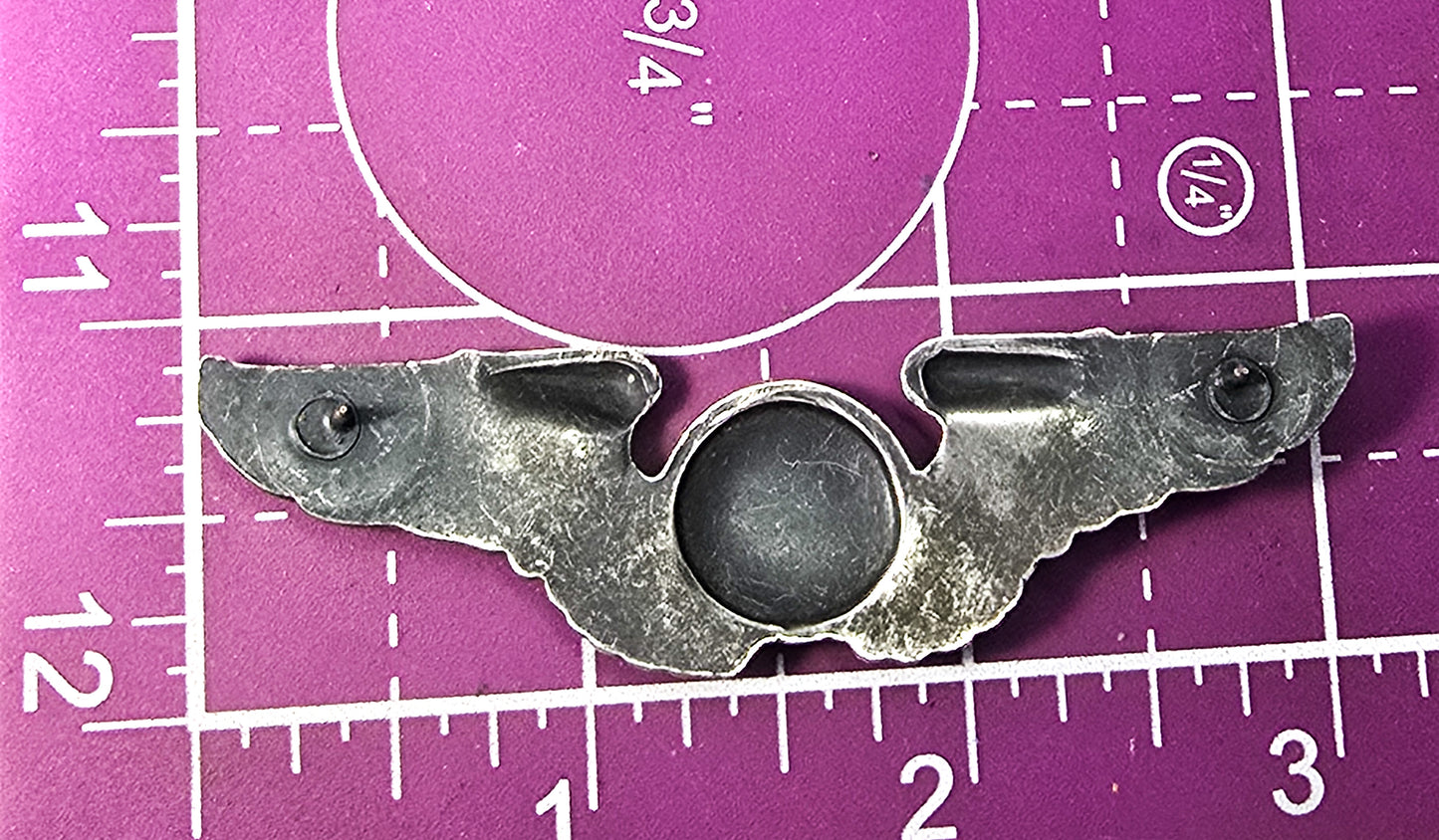 WWII US ARMY AIR FORCE BADGE WINGS AIRCREW STERLING SILVER VINTAGE