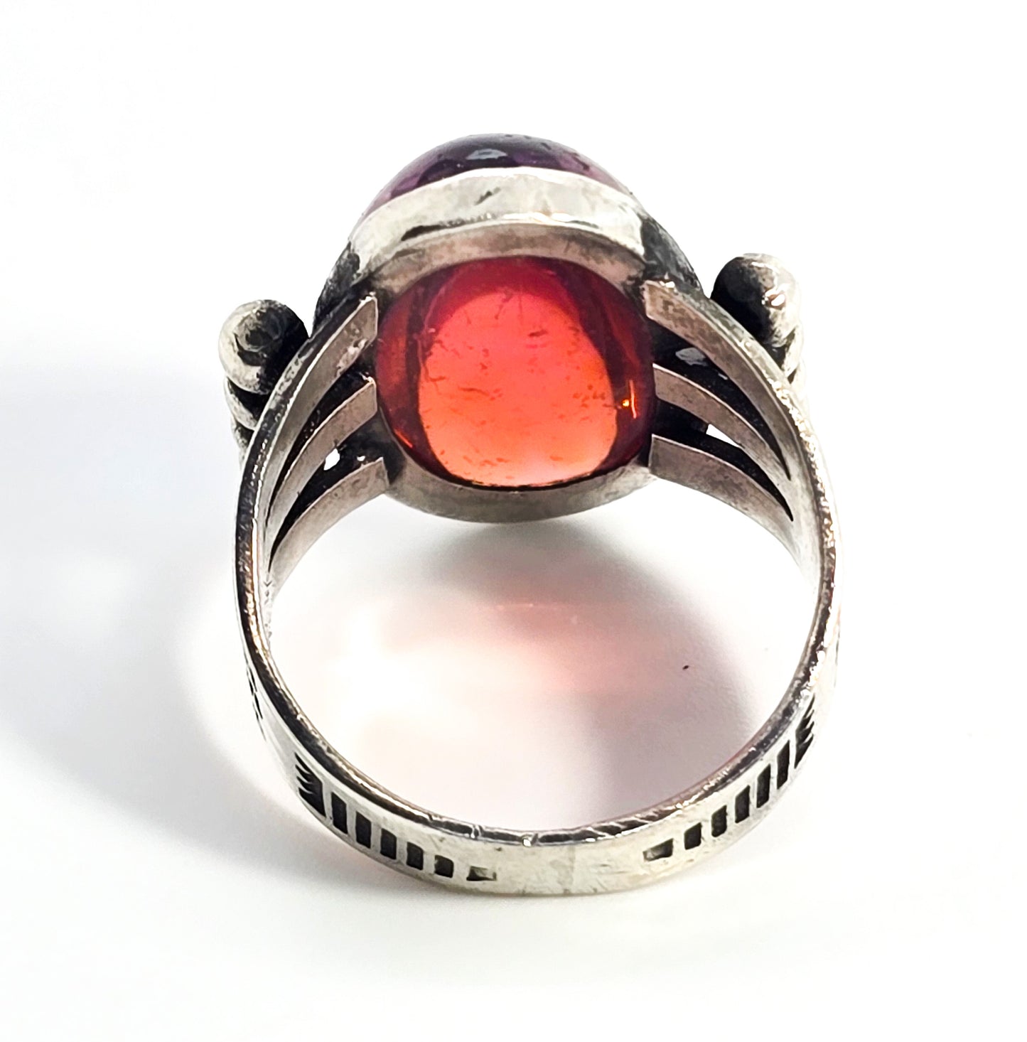 AMCO Dragon's Breath Southwestern sterling silver vintage ring size 6