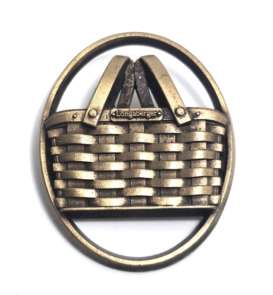 Longaberger basket vintage home consultant signed brooch pin