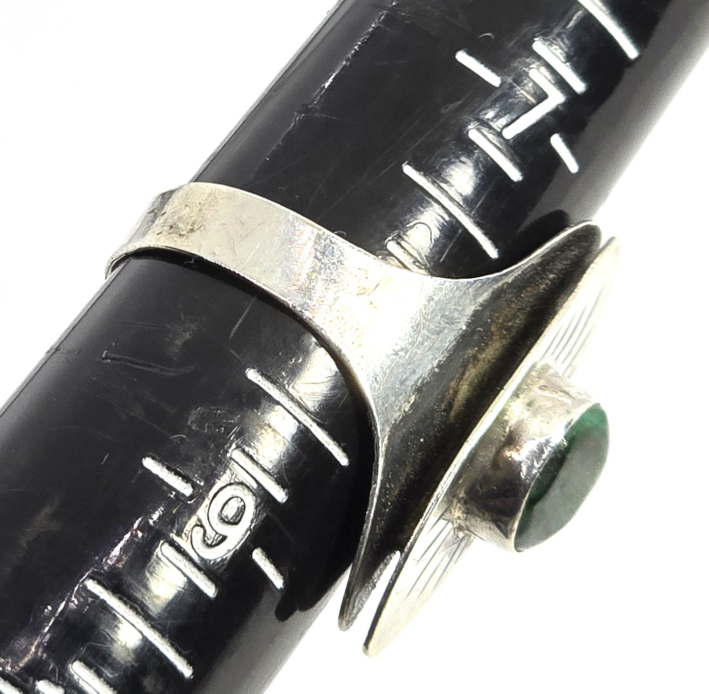 Eilat Stone Eye Israel vintage sterling silver adjustable ring size 8