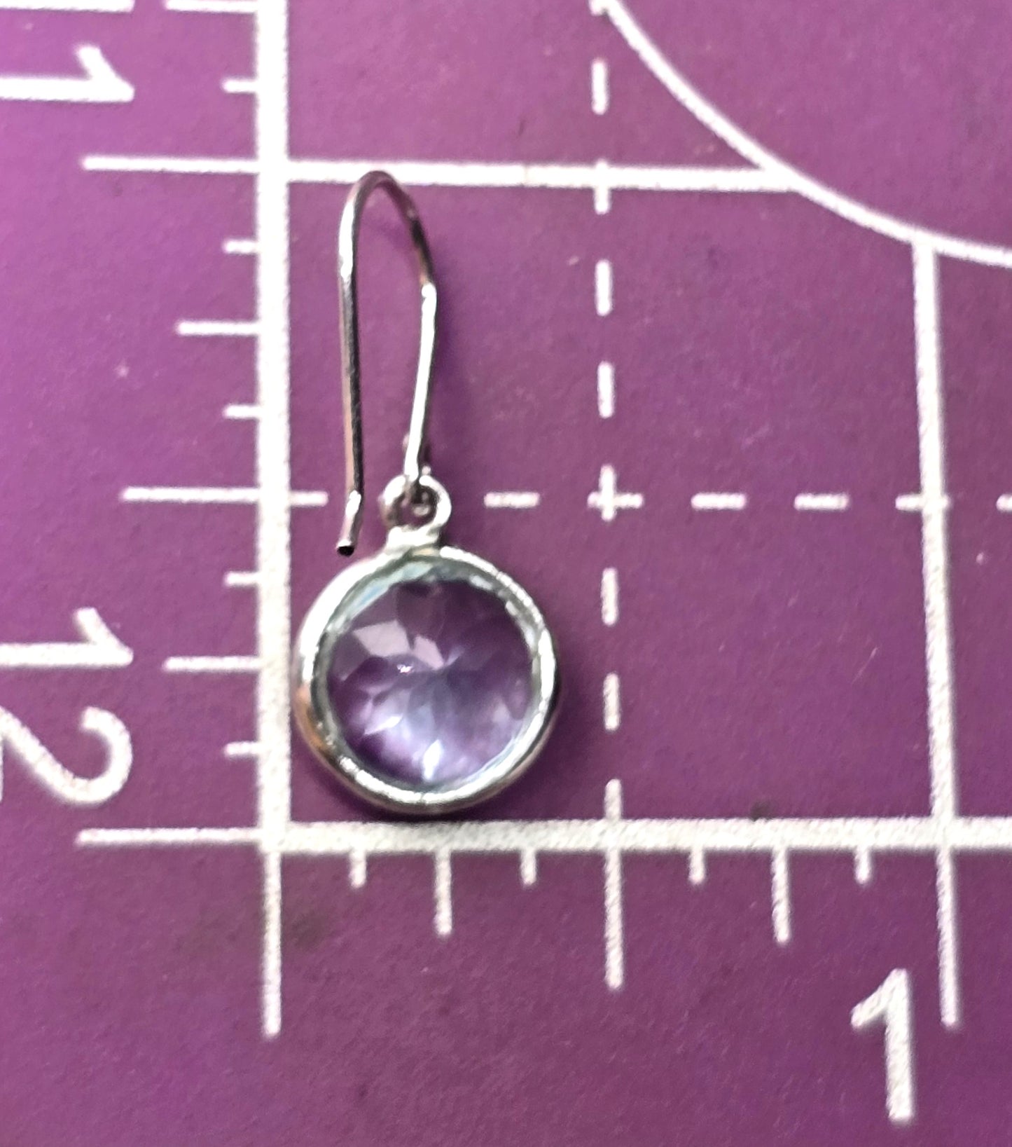 Blue Topaz open work 7ct total sterling silver drop earrings