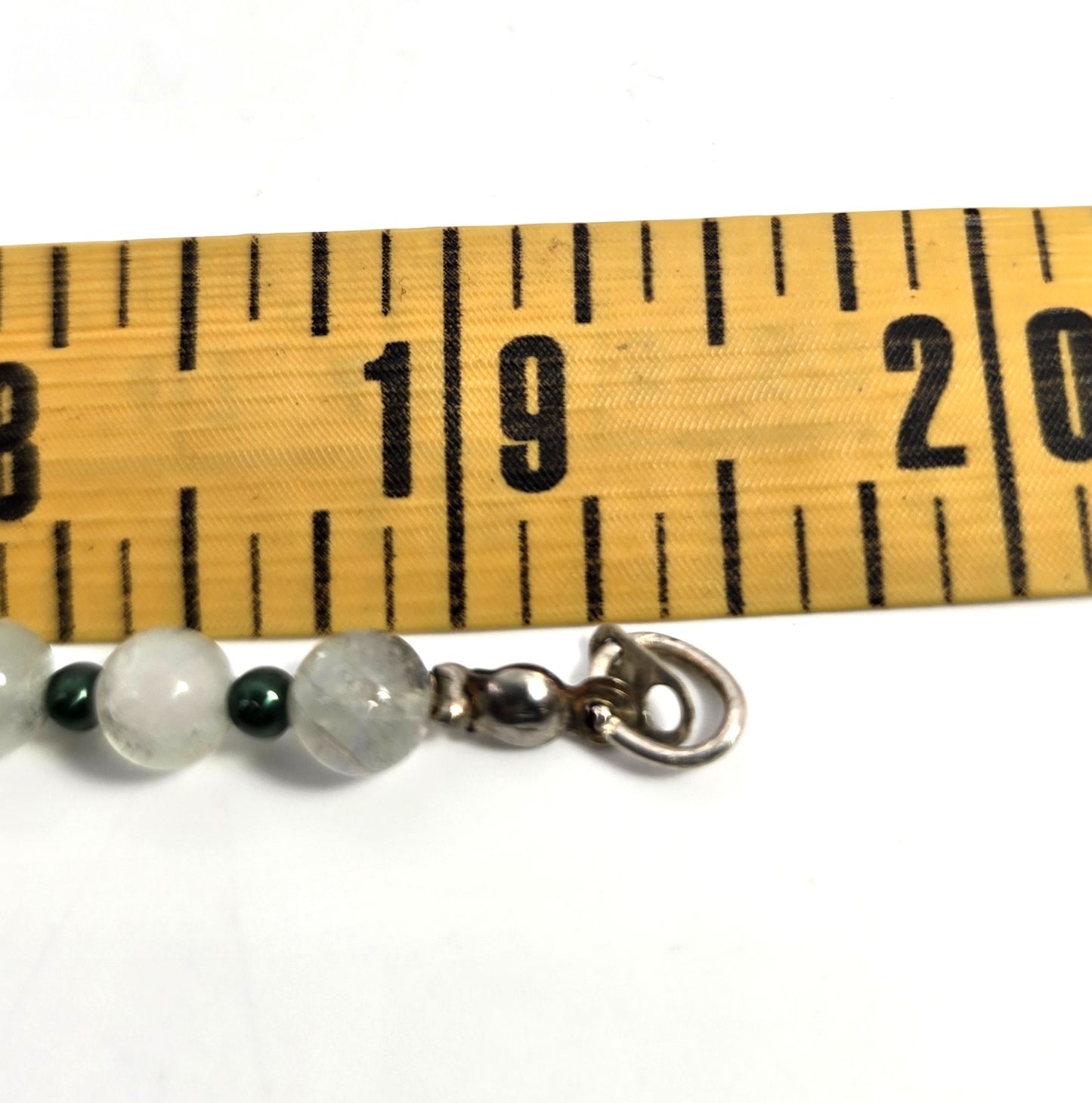 Ruby in Fuchsite graduated beaded Jadeite beaded green gemstone necklace