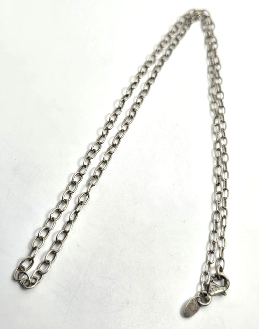 Nicky Butler Sterling Silver 925 Chain Designer Signed NB Necklace 20"
