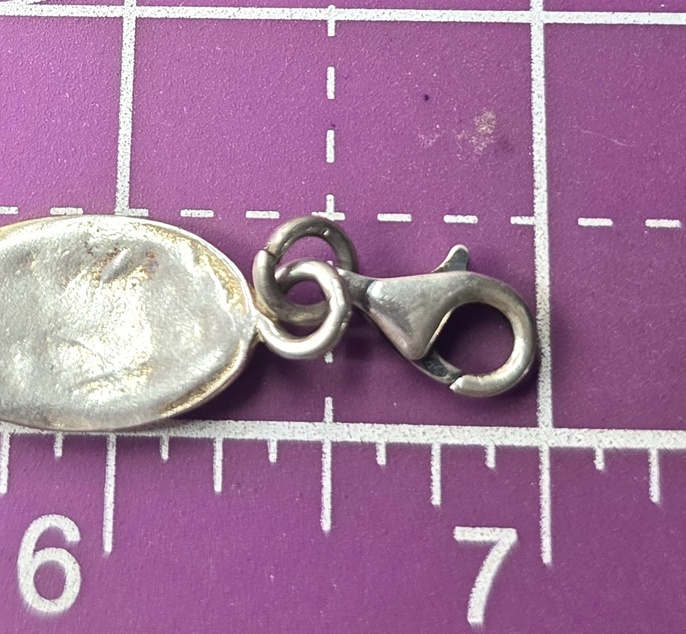 Panther big cat retro vintage panel sterling silver bracelet