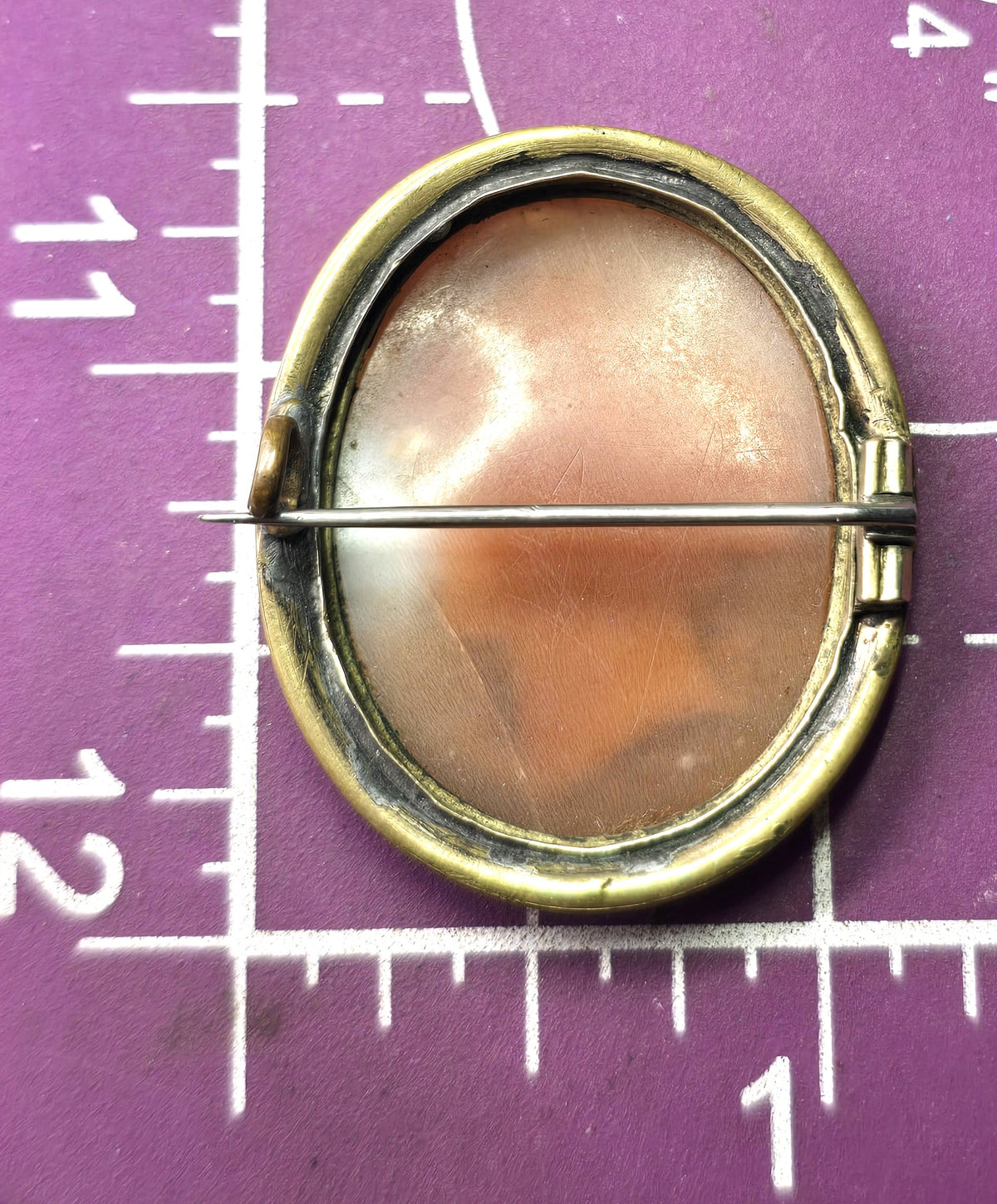 Greco Roman Carved Shell Cameo gold filled antique cameo brooch UK