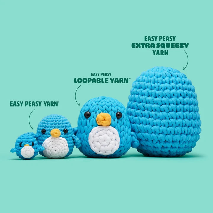The Woobles Fred the Dino Loopables Kit Hand loop Crochet
