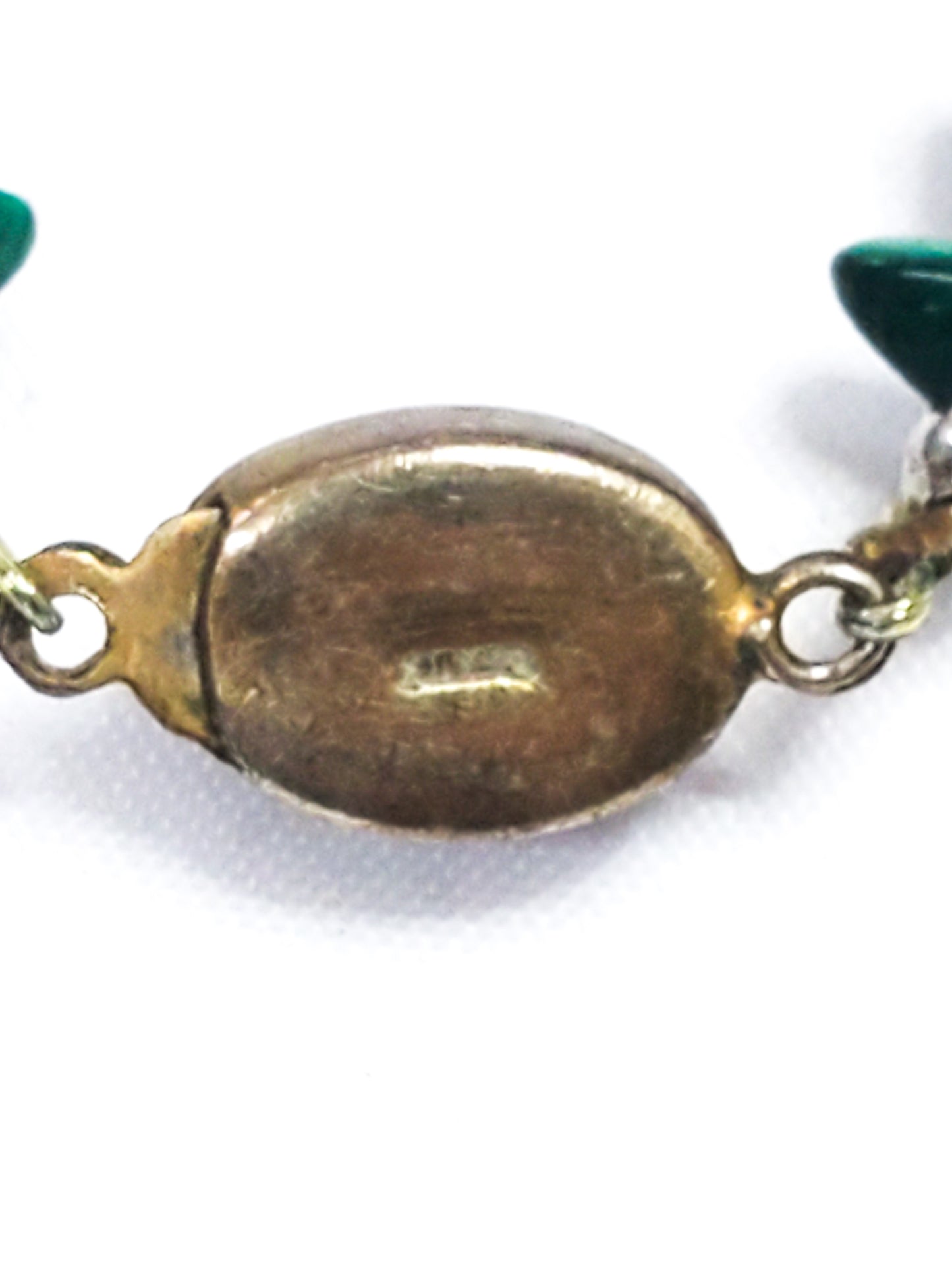 Handcrafted banded malachite chip bead demi parure 3 piece set necklace earrings bracelet