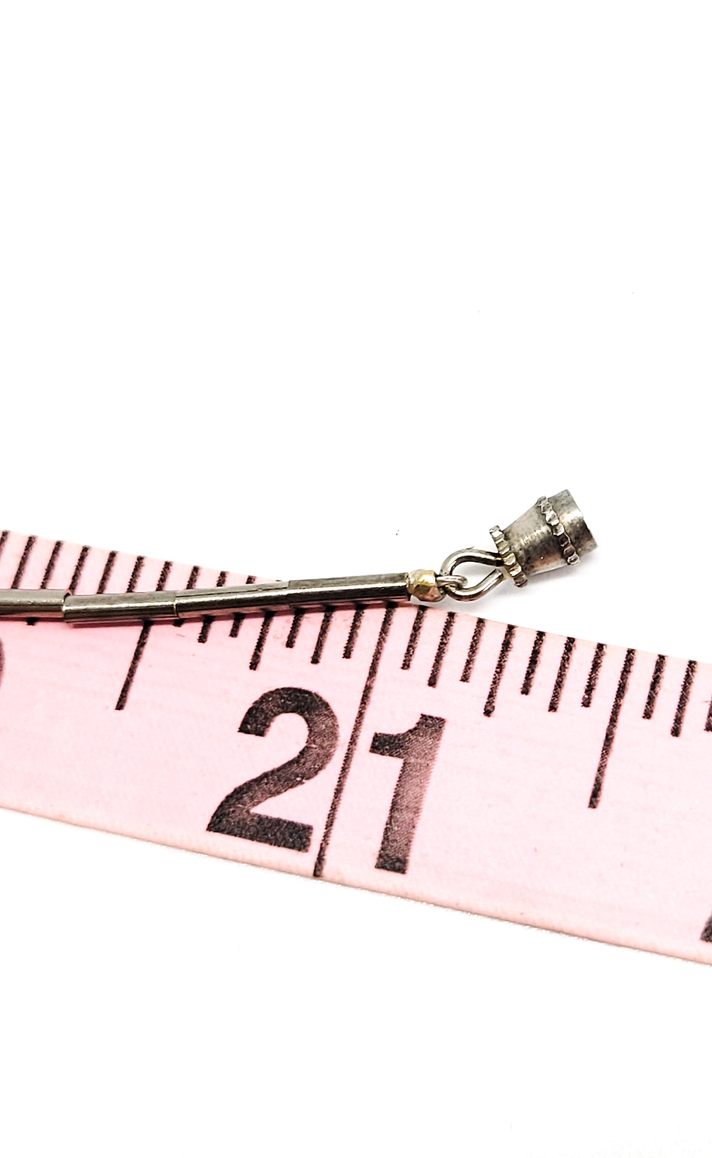 Tiger's eye silver toned vintage graduated bib collar necklace