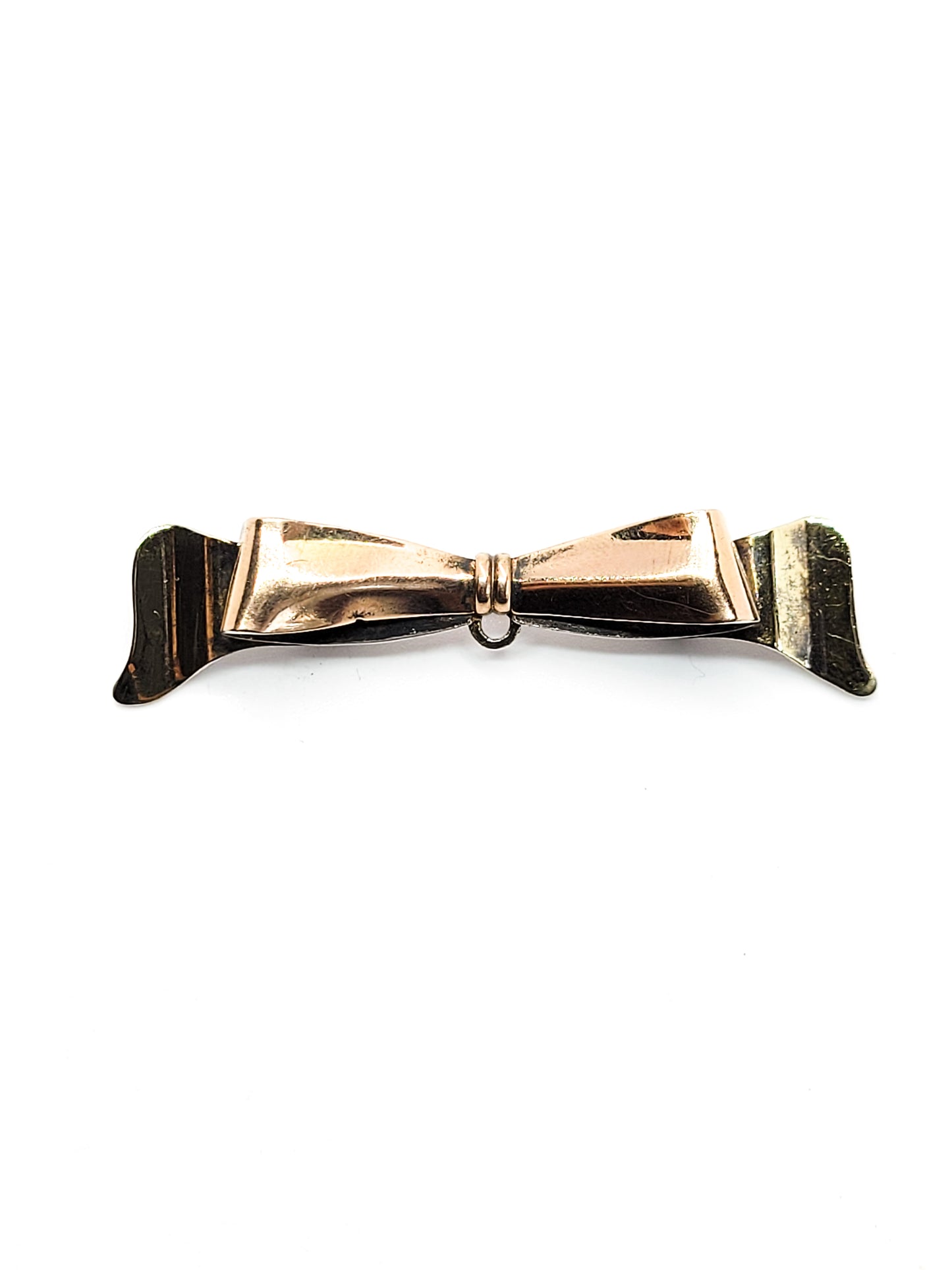 D. Ornstein & Son, Inc. D. O. 12kt gold filled ribbon bow watch fob vintage brooch