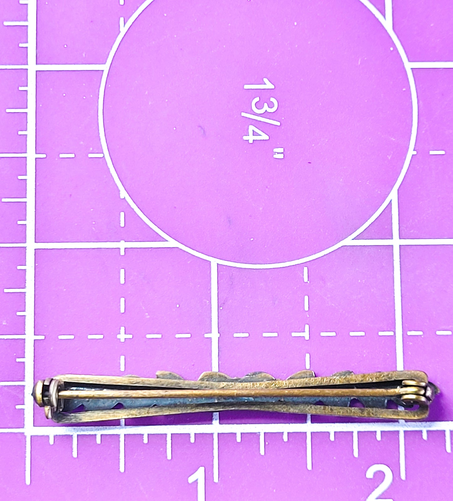 MCM Victorian Revival 1950's vintage ribbon bow bar pin brooch