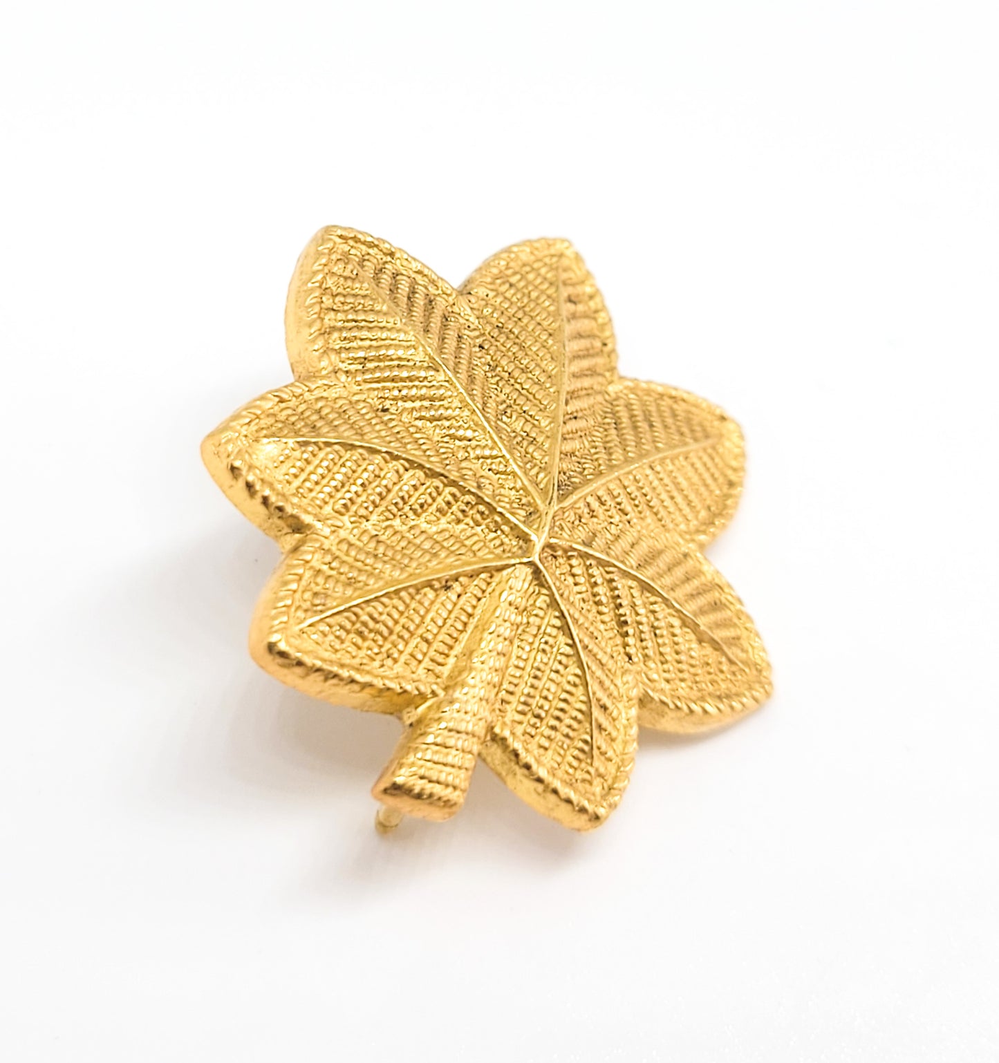 Army officer Major Lieutenant Colonel U.S. Military G22 gold silver toned pin