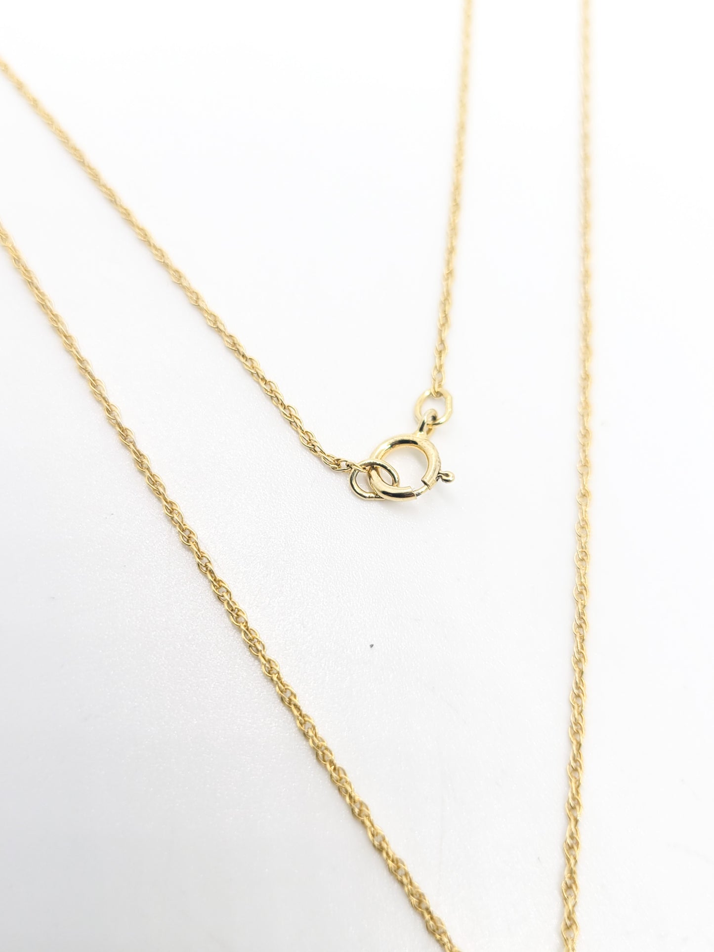 Lover's Heart Gold over sterling silver etched bi colored sweetheart necklace 925