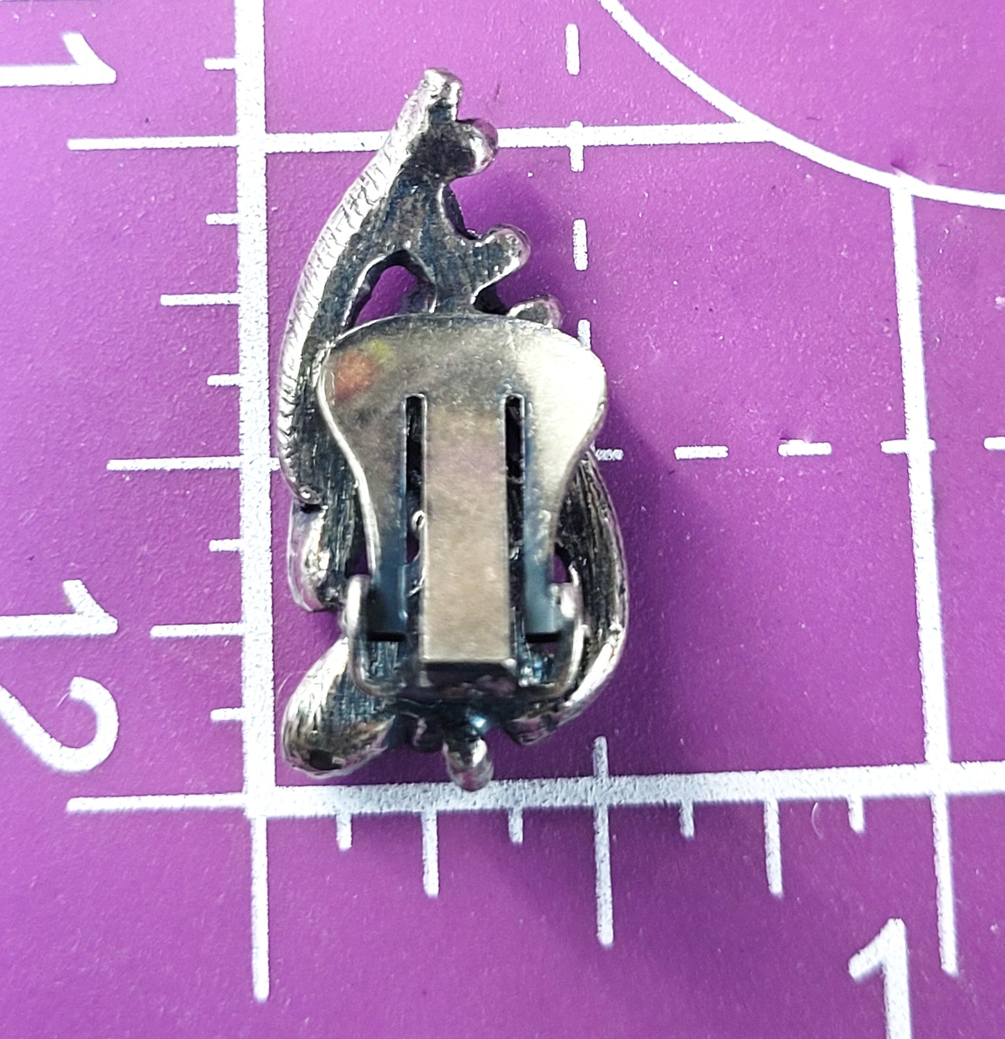 Southwestern style blue turquoise cab vintage clip on retro earrings