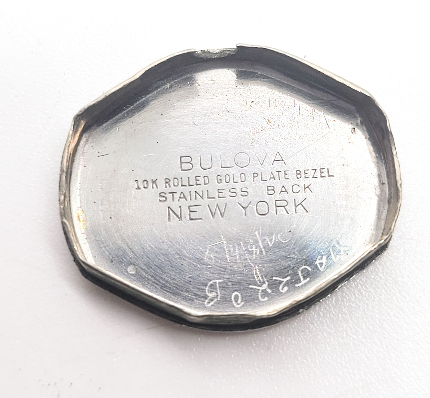 Bulova F531735 10kt rolled gold plate watch case and end u matic band
