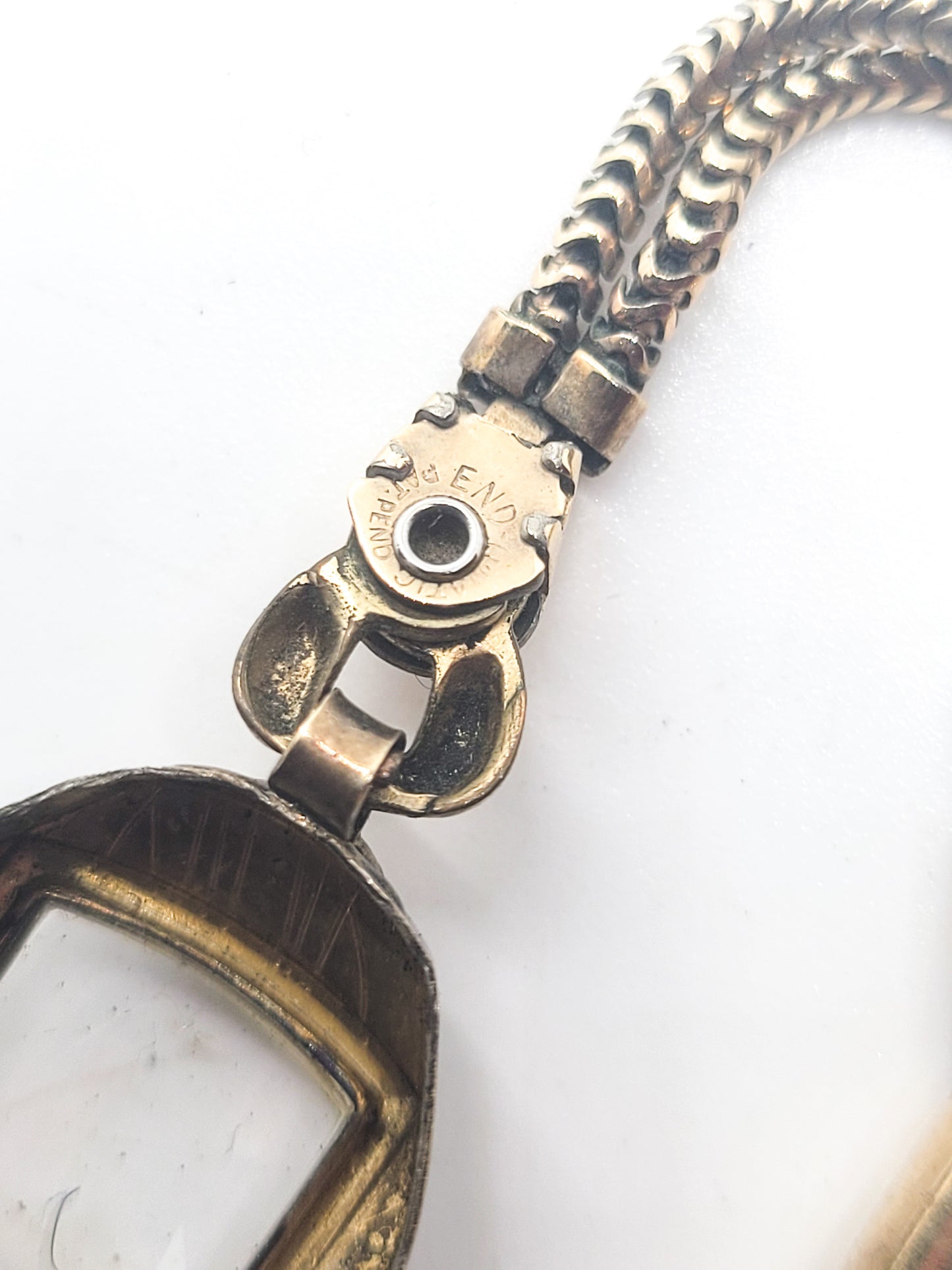 Bulova F531735 10kt rolled gold plate watch case and end u matic band