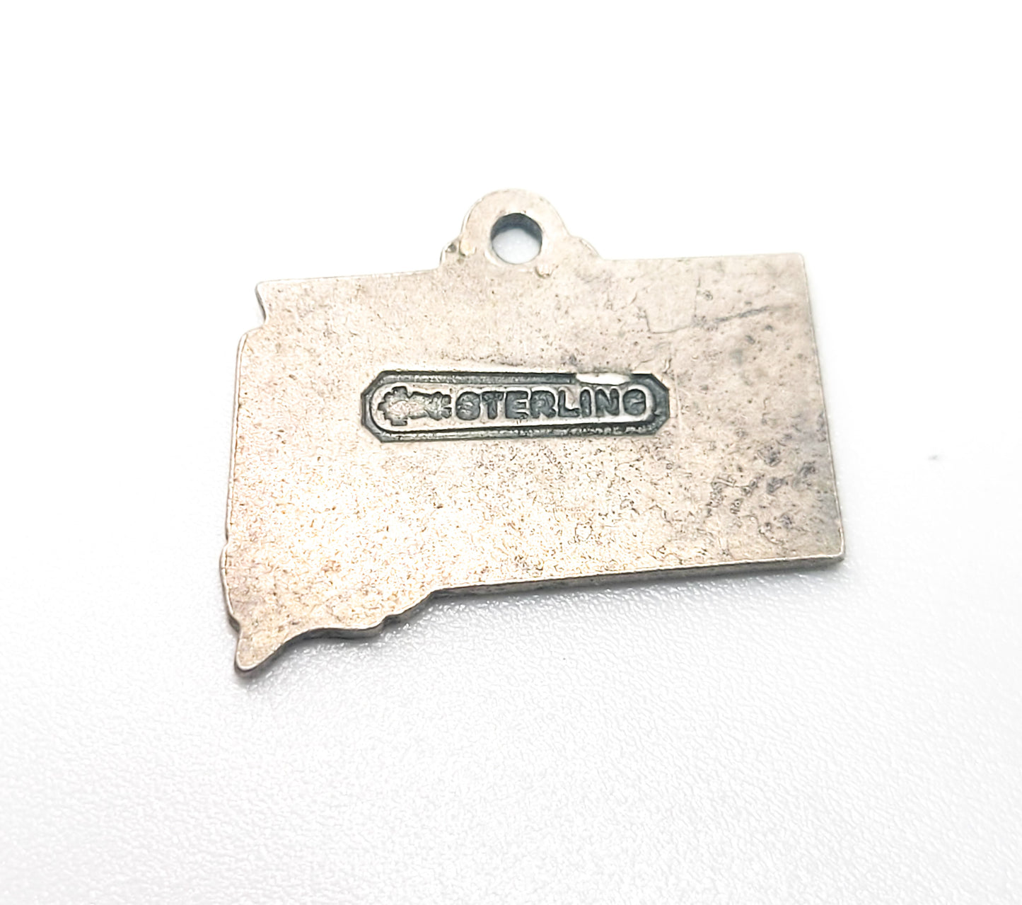 South Dakota state vintage sterling silver bracelet Charm souvenir travel