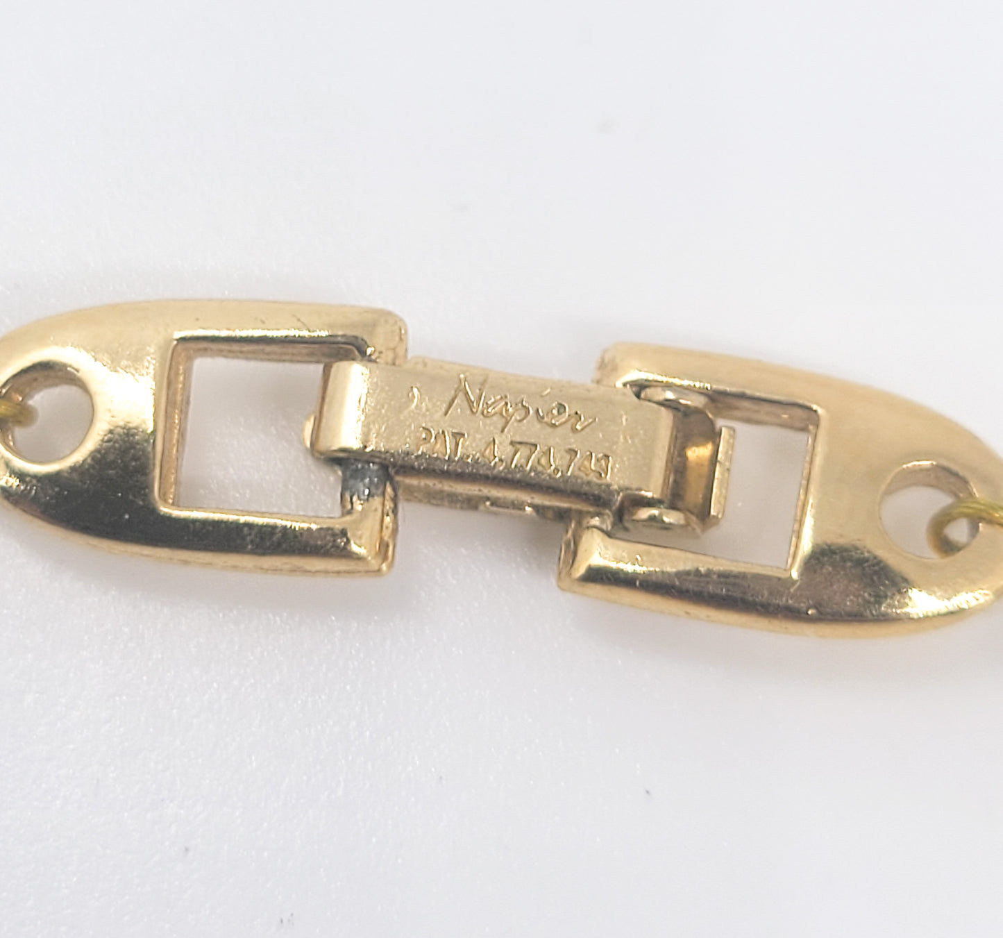 Napier Faux white pearl and Rose quartz vintage beaded necklace