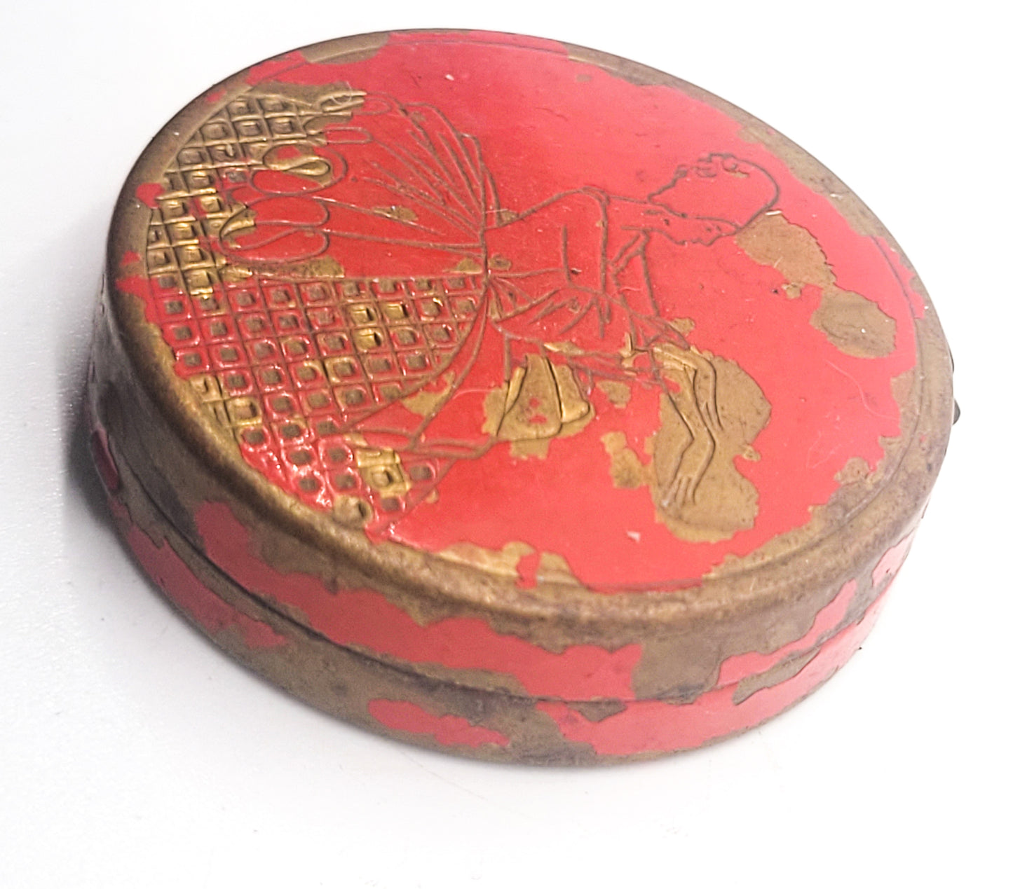 Armand Rouge vintage unused powder puff mirrored compact