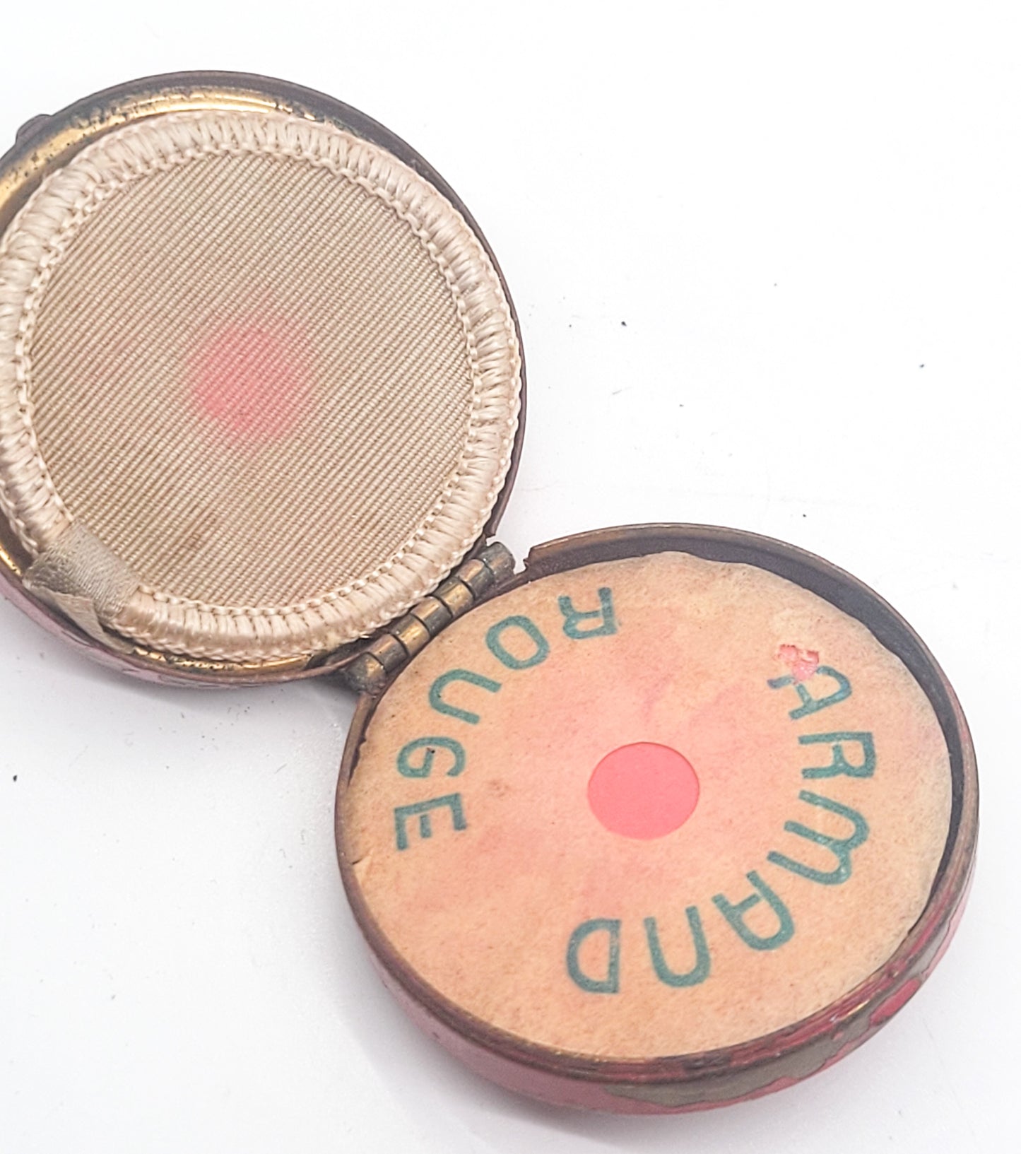 Armand Rouge vintage unused powder puff mirrored compact
