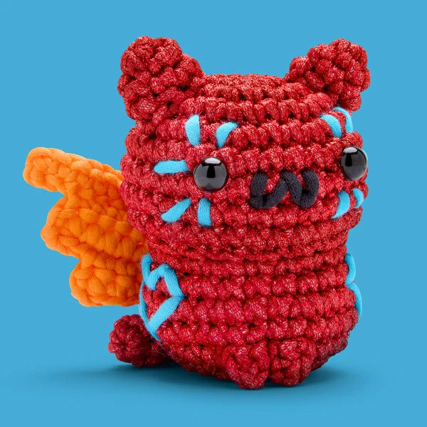 The Woobles Sugar Skull Maya the Alebrije Cat Crochet Kit *Pre-order*