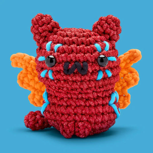 The Woobles Sugar Skull Maya the Alebrije Cat Crochet Kit *Now Shipping*