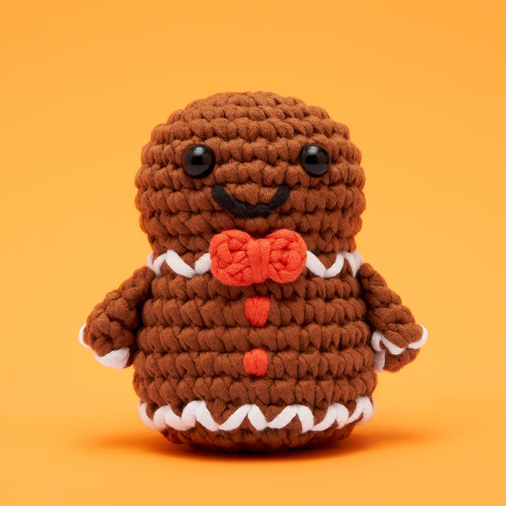 The Woobles Ted the gingerbread man Christmas Crochet Kit