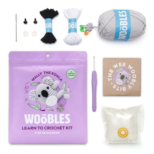 The Woobles Wally the Koala Crochet Kit Small Business Exclusive *Ready to Ship*