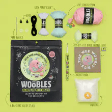 The Woobles Poe the Angler Fish Glow in the Dark Crochet Kit