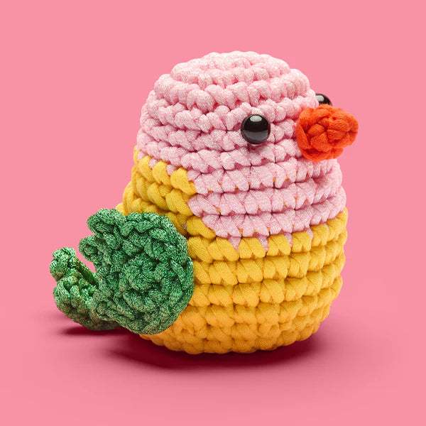 Cupid the Lovebird The Woobles Crochet Kit Small Business Exclusive  *now shipping*