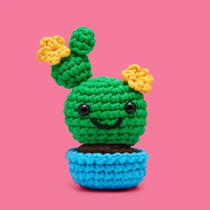 The Woobles Sidney the Prickly Pear Cactus Crochet Kit Plants