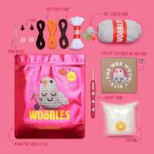 The Woobles Ari the Partridge Crochet Kit Glitter Exclusive custom hook