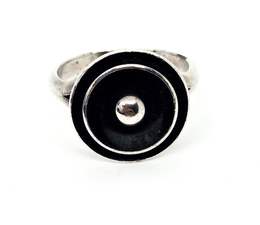 Niels Erik From Abstract Modernist vintage sterling silver vintag ring size 7.5