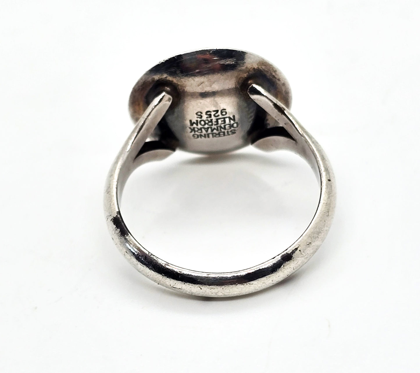 Niels Erik From Abstract Modernist vintage sterling silver vintag ring size 7.5
