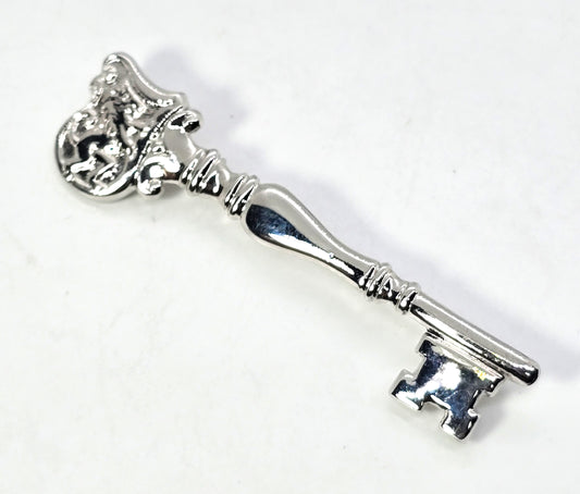 Rampant Lion Towle Sterling Key vintage signed sterling silver brooch
